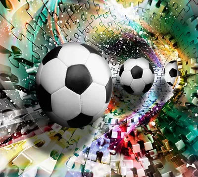 Фотообои в детскую мальчика мяч 254x184 см Красочные краски в футбольной  тематике (14078P4) +клей (ID#1925391414), цена: 850 ₴, купить на Prom.ua