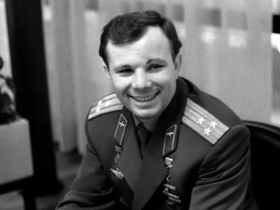 Юрий Гагарин - магнитик на холодильник