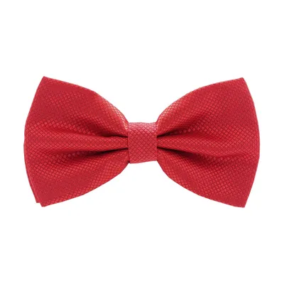 Купить красную галстук-бабочку с фактурой (арт. 010038)
