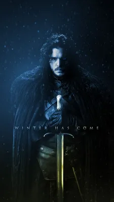 Pin by Dog1ko on Обои | Winter is coming wallpaper, John snow, Game of  thrones poster