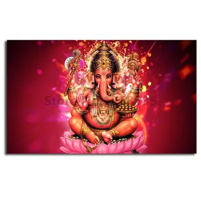 5 шт. абстрактная модульная Настенная картина Ганеша из индуии, постер на  холсте, художественное украшение для гостиной, картина на стену без рамки |  AliExpress