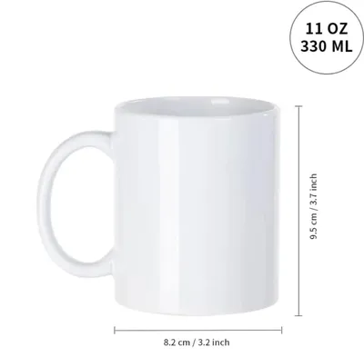 Кружки белые керамические для сублимации Amazon FJ SM MUG - 11 11oz цена  2283 грн купить в Украине - MediaPrint