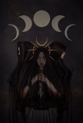 Ave Hecate! Славься Геката - богиня луны и ночи! | Goddess art, Witch art,  Occult art