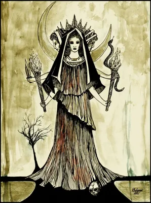 Богиня смерти Геката - 74 фото