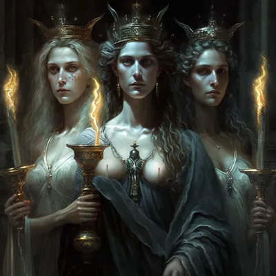 Геката: всеобъемлющая история божественной тройной богини | Сапфировая  Кисть: Магия, таро, астрология, и почти психология | Дзен
