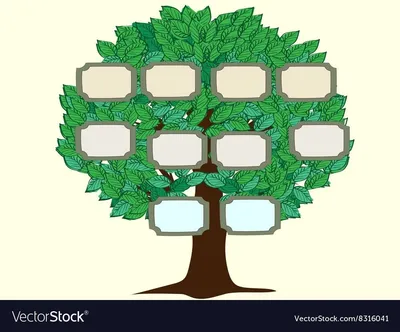 Генеалогическое древо: 60 шаблонов для заполнения