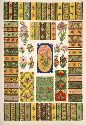 Растительный орнамент в разные исторические периоды. Изображения
