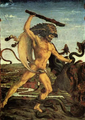 Геракл и cтимфалийские птицы (картина) — Альбрехт Дюрер