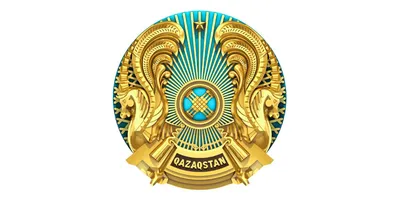 Герб Республики Казахстан (объемный, цветной, пластик) (id 61300148),  купить в Казахстане, цена на Satu.kz