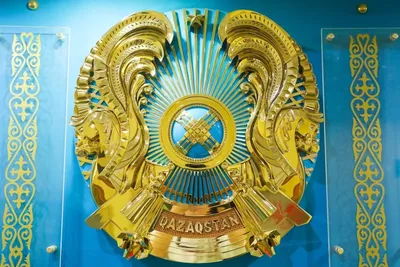 2/4 шт., герб Казахстана из никелевого металла | AliExpress