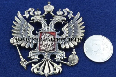 Герб России (РФ) из пластика 42x50 см - купить Сувенир по выгодной цене в  интернет-магазине OZON (645613766)