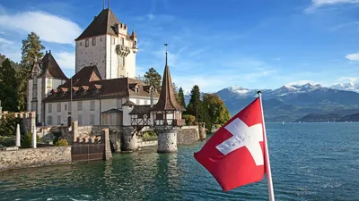 Швейцария Флаг — стоковая векторная графика и другие изображения на тему  Герб - Герб, Культура Швейцарии, Швейцария - iStock