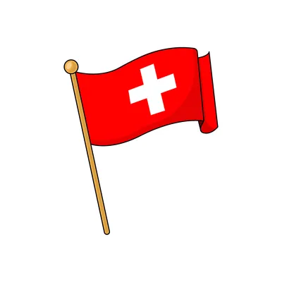 Значок. Флаг Швейцарии / Switzerland - купить с доставкой по выгодным ценам  в интернет-магазине OZON (341107328)