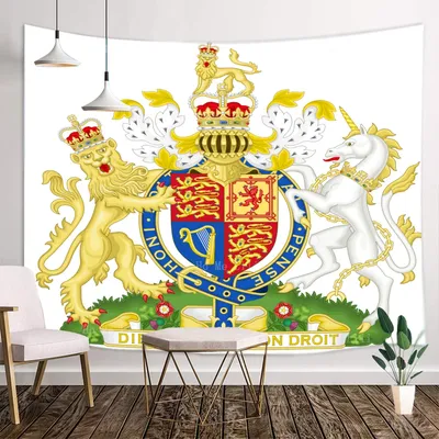Королевский герб Великобритании Стоковое Изображение - изображение  насчитывающей история, позолочено: 57157063