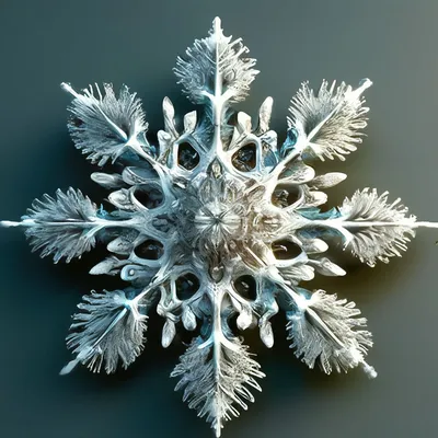 Снежинка из герлянд» — создано в Шедевруме