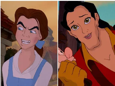 Находка: как выглядят герои и злодеи Disney, если им поменять лица | Арт |  Мир фантастики и фэнтези