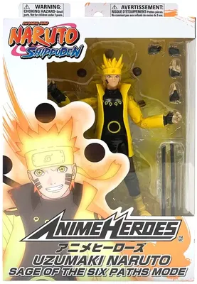 Bandai Naruto Shippuden Anime Heroes Kakashi Fourth Great Ninja War 6\"  Figure
