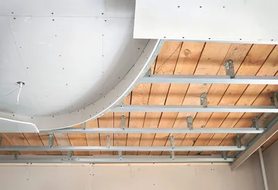 Монтаж гипсокартона на потолок своими руками ~ «Московская Реконструкция»