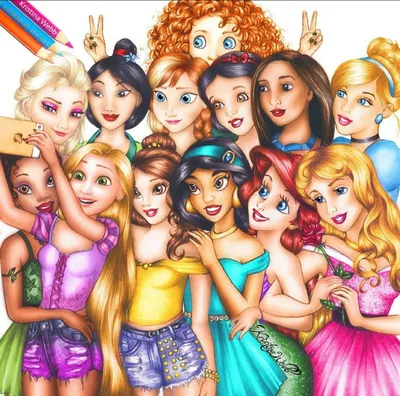 Художница показала, как выглядели бы диснеевские принцессы, если бы  работали моделями | Disney princess drawings, Disney beauty and the beast,  Disney drawings