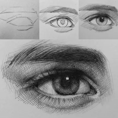 Глаза в печали рисунок карандашом» — создано в Шедевруме