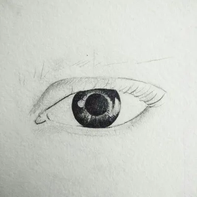 Глаза карандашом штриховка (22 шт)