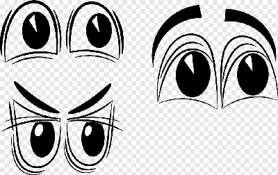 мультяшные глаза с прозрачным фоном вектор PNG , мультфильм глаза, с  прозрачным фоном, глаза PNG картинки и пнг рисунок для бесплатной загрузки