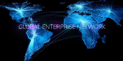 Futuristic Background Of Global Business Network, Internet, Globalization  Concept Stock Photo, Picture and Royalty Free Image. Image 29744776.