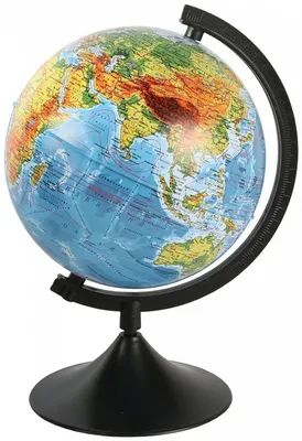 Глобус Земли физический 32см. Рельефный без подсветки Globen К013200219 по  низкой цене в москве. Цены, отзывы, описание.