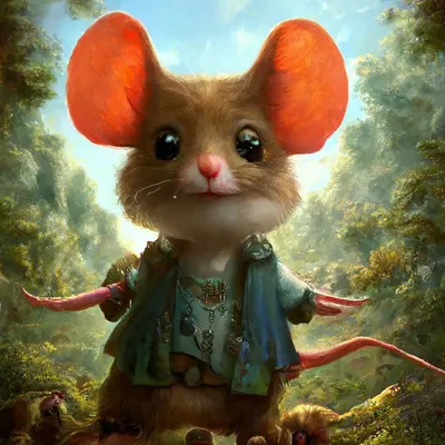 Глупый маленький мышонок» — создано в Шедевруме