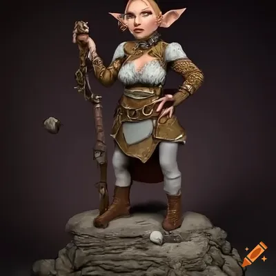 Fantasy concept illustration, dwarf gnome fantasy world Stock Illustration  | Adobe Stock