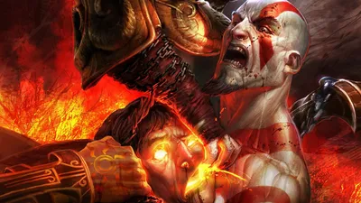 poseidon from god of war 3 fighting kratos, god of war 3