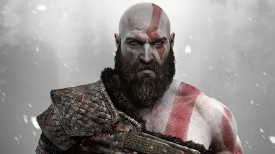 Kratos, God of War, fan art, artwork, digital art, digital painting, axes |  3840x2160 Wallpaper - wallhaven.cc