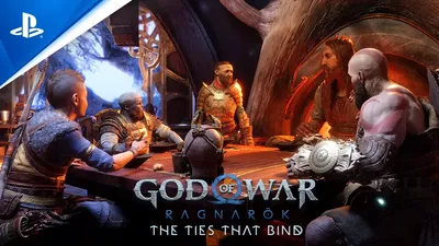 Обои на рабочий стол Фантастический пейзаж из игры God of War, обои для  рабочего стола, скачать обои, обои бесплатно
