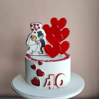 Открытки с годовщиной рубиновой свадьбы на 40 лет