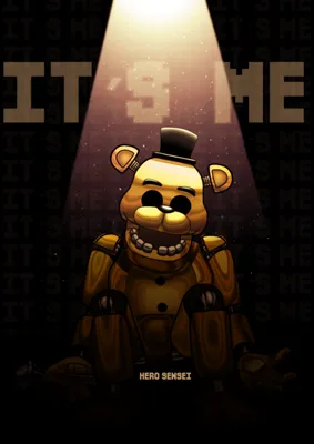 Five Nights at Freddy's - FNAF - Golden Freddy\" Photographic Print for Sale  by Kaiserin | Redbubble