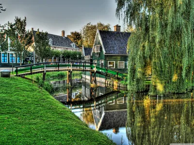 Мост в Голландии - обои для рабочего стола, картинки, фото