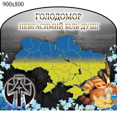 Геноцид українського народу. Пам'ятаємо Голодомор!