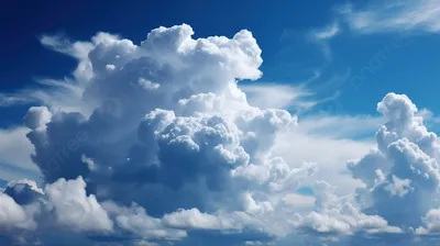 Сплошные облака голубое небо яркое …» — создано в Шедевруме