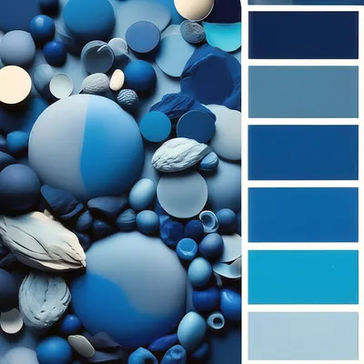 Сочетания голубого цвета с другими тонами | Палитры, Цветовые схемы красок,  Цвет морской волны