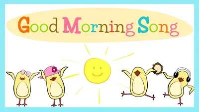 Cute word 'Good Morning' Cartoon style, Vector illustration. 25894580  Vector Art at Vecteezy