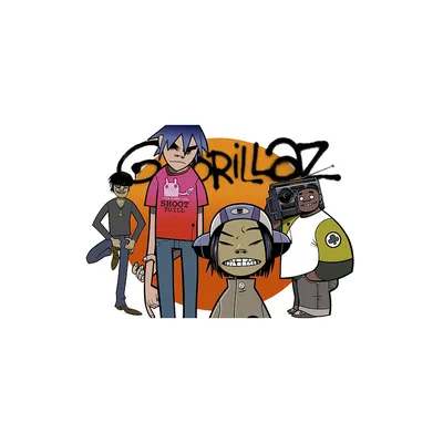 50 шт., виниловые наклейки на тему музыкальной группы Gorillaz | AliExpress