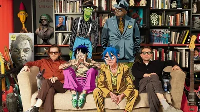 3D наклейка на телефон, Набор объемных наклеек - Gorillaz 3D Гориллаз  группа - купить с доставкой по выгодным ценам в интернет-магазине OZON  (1126193731)