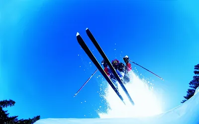 Горные лыжи скачать фото обои для рабочего стола (картинка 14 из 19)