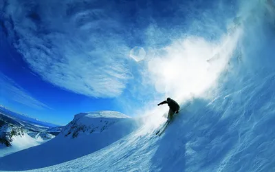 Скачать 1152x864 горные лыжи, прыжок, силуэт, экстрим, снег обои, картинки  стандарт 4:3