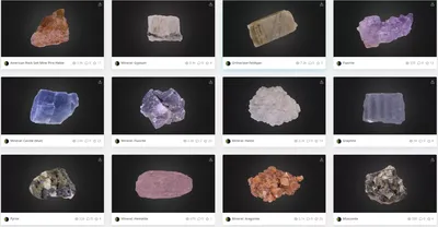 Коллекция минералов и горных пород (12 образцов) с доставкой по России