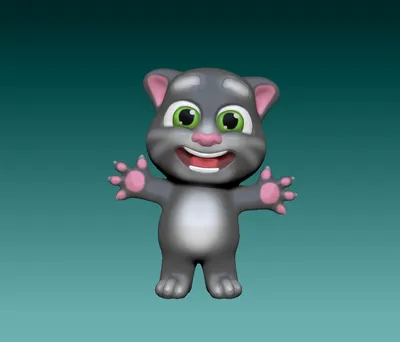 Мягкая игрушка кот из игры Говорящий кот Том погоня героев Talking Tom -  купить с доставкой по выгодным ценам в интернет-магазине OZON (213895940)