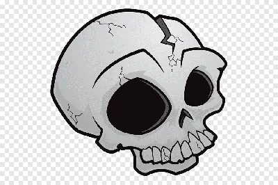 Человеческий череп в стиле трафарета. Векторная черно-белая иллюстрация,  выделенная на белом фоне. Стилизованное изображение человеческого черепа в  цилиндре. - Ozero - российский фотосток