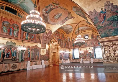 Грановитая Палата в Московском Кремле Стоковое Фото - изображение  насчитывающей наследие, достопримечательностью: 164223678