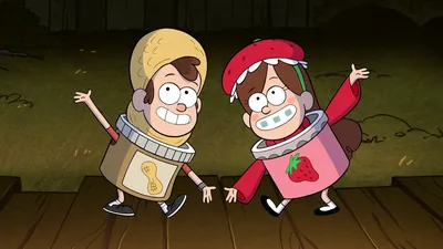 Картинка для торта\"Гравити Фолз (Gravity Falls)\" - PT101178 печать на  сахарной пищевой бумаге