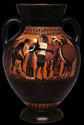 греческая ваза стоковое изображение. изображение насчитывающей агашко -  5622001
